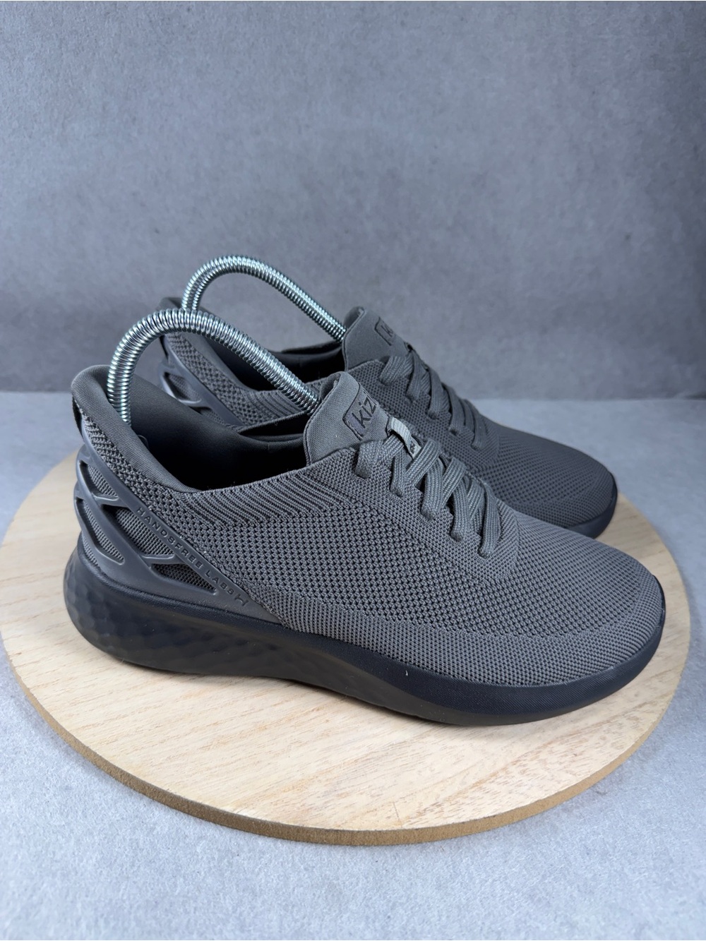 Men's Grey Knit Lightweight Sneakers